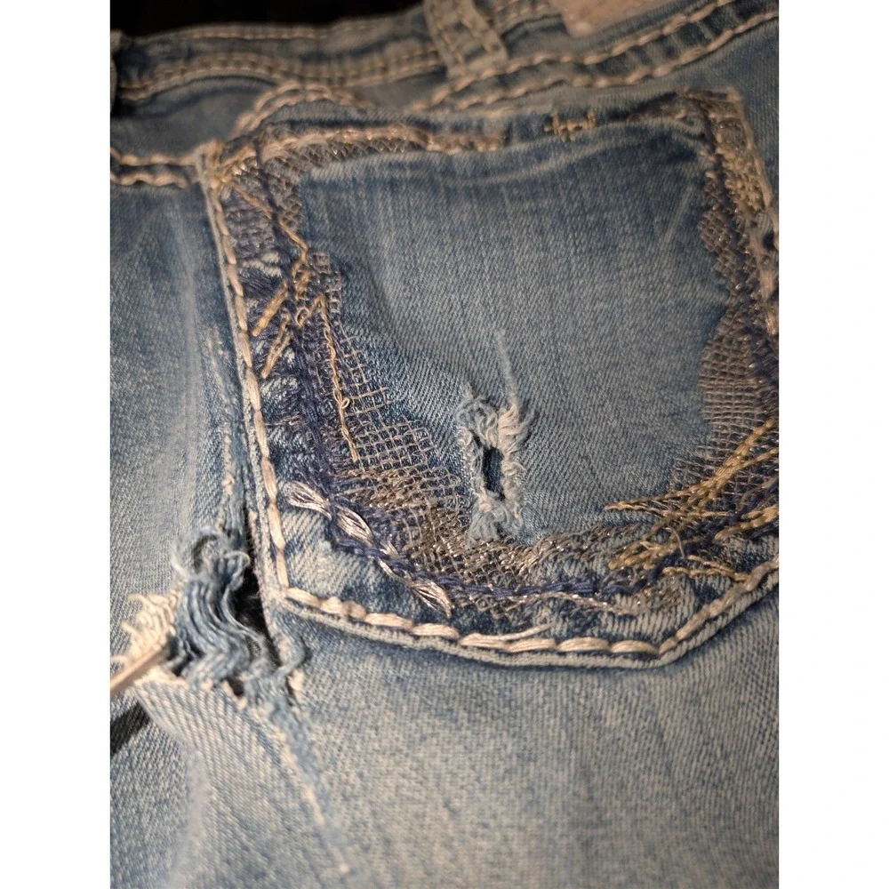 Silver Jeans Co. Suki Mid-Rise Bootcut Light Wash Blue Jeans Size W34 L32